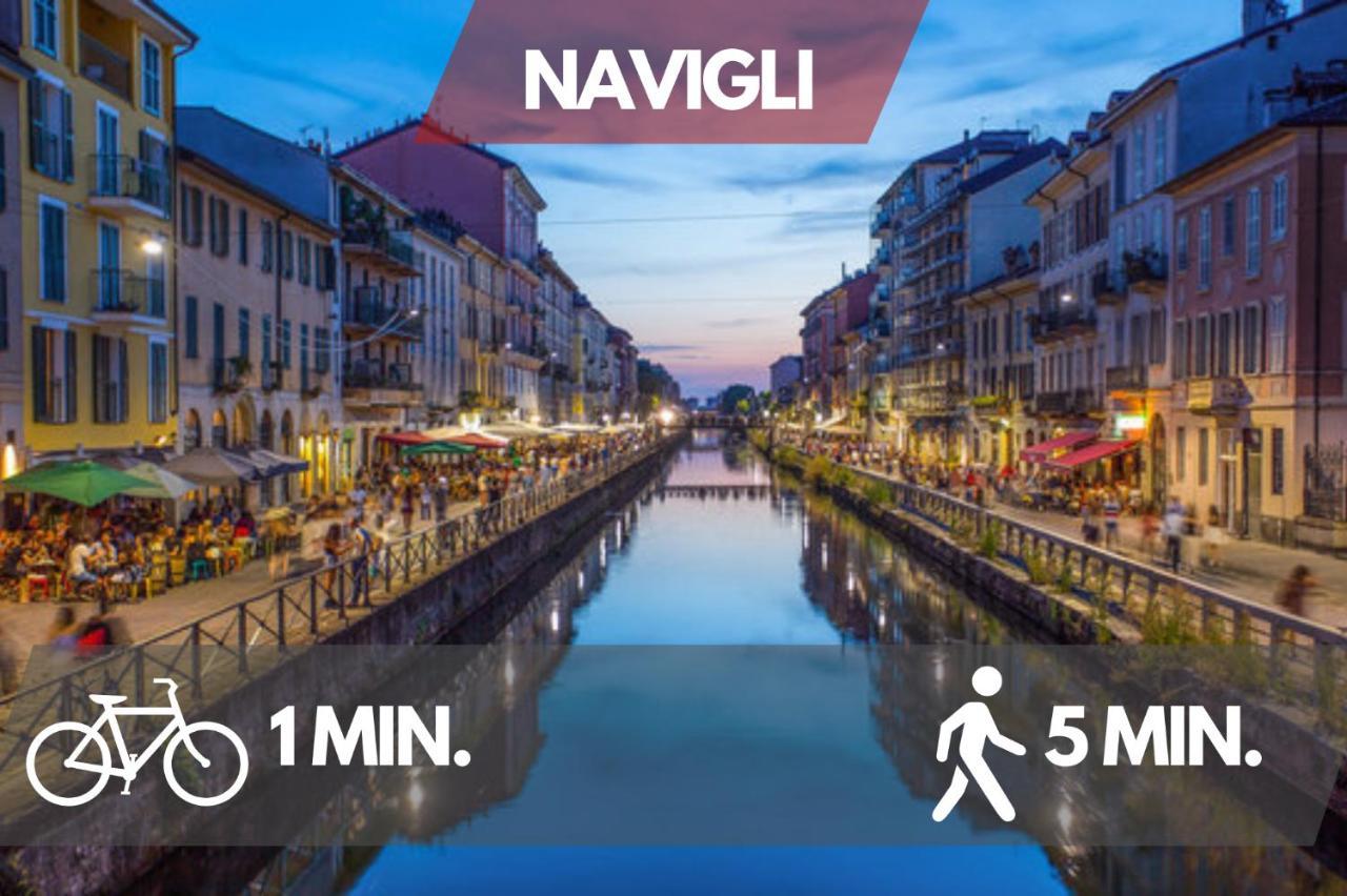 Ferienwohnung Navigli Design Loft - 7 Stops From Duomo, Ac, Netflix Mailand Exterior foto